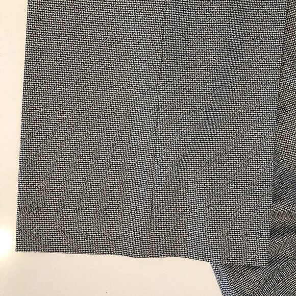 Hugo Boss Tulea3 Straight Leg Classic Check Trousers in Black & White Size 6 - Picture 4 of 11